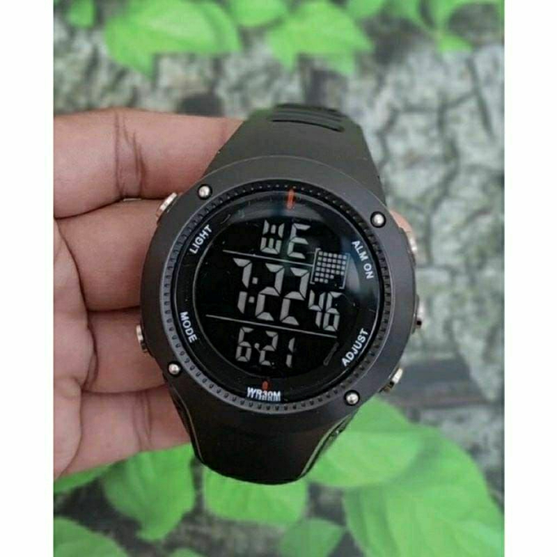 COD JAM TANGAN DIGITAL COWOK TAHAN AIR 100% KEREN TALI KARET UNTUK PRIA MEWAH