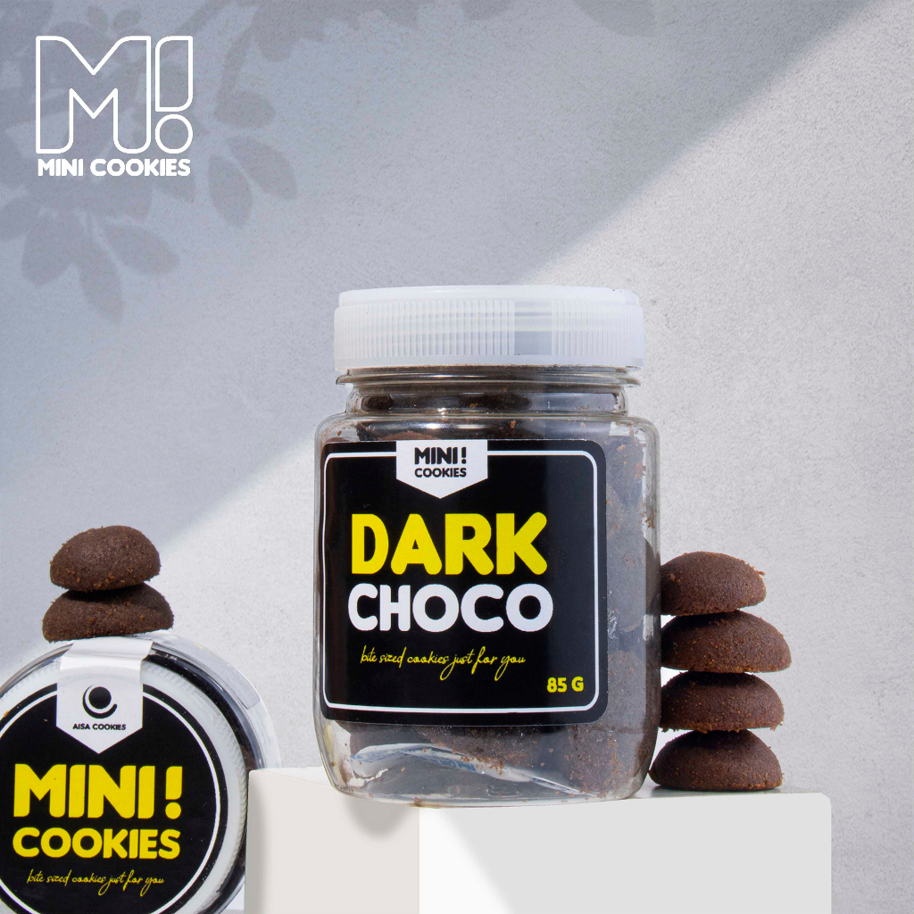 

Dark Choco PREMIUM ( Mini Cookies ) - Kukis - Snack - Renyah - Coklat Hitam