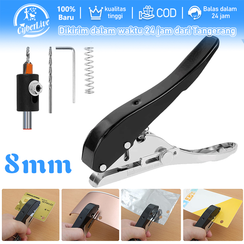 

Heavy Duty Hole Puncher 8mm Tang Pembolong Heavy Duty Punching Tool