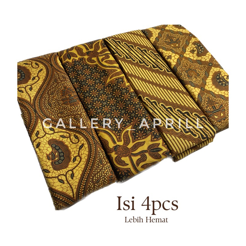 Paket Hemat 4pcs Kain Batik Garutan Solo / kaim batik / batik / kain panjang / kain persalianan / ka