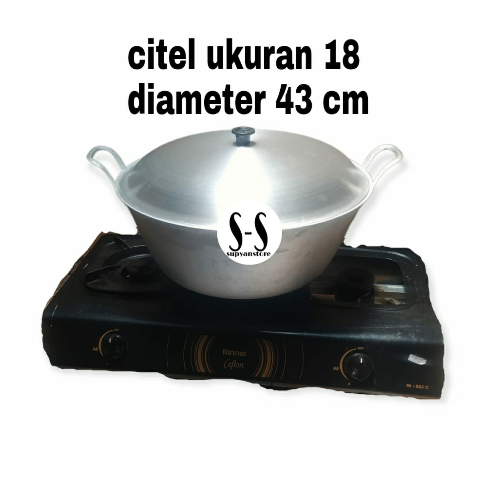 CITEL JUMBO NO 18 PANCI WAJAN KATEL SUPER ALUMINIUM NO 18 DIAMETER 44 CM
