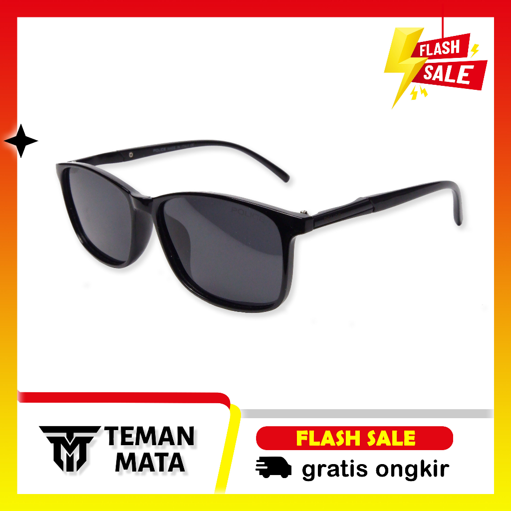 Kacamata Hitam Lensa Polarized Bentuk Kotak Mancing PLC744 Kualitas Premium