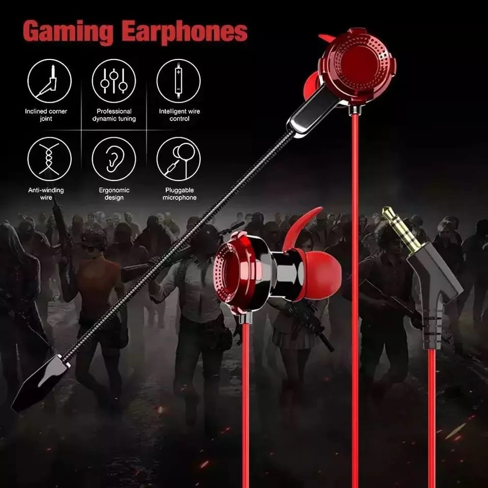 XG120 Headset Kabel Gaming Earbuds Esport Bass Hedset Gamer Earphone With Mic Stereo Bass