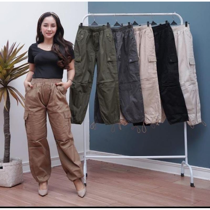 KULOT KARGO SERRUT BAHAN CHINOS | CELANA KATUN CHINOS WANITA