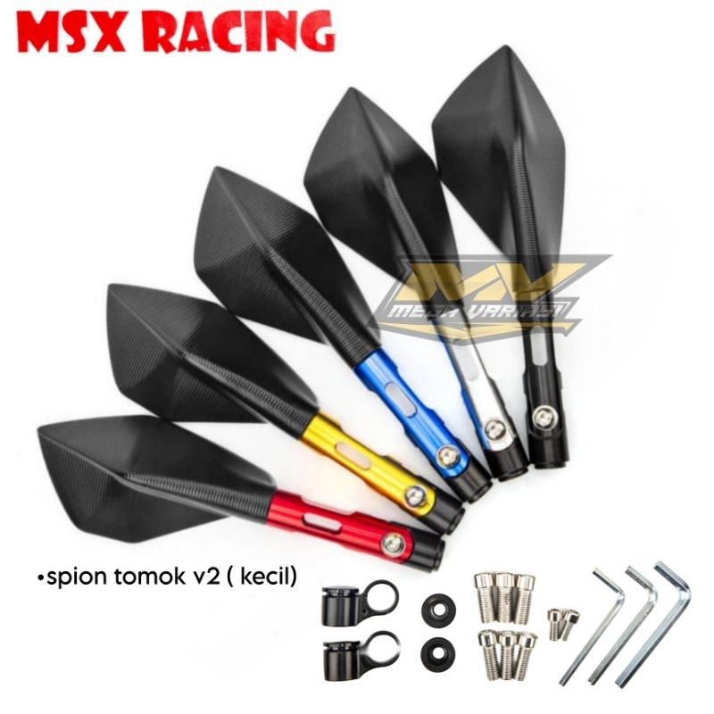 KACA SPION MOTOR SPION VARIASI MOTOR KACA BIRU  SPION TOMOK BAHAN FULL CNC COCOKNUNTUK SEMUA JENIS M