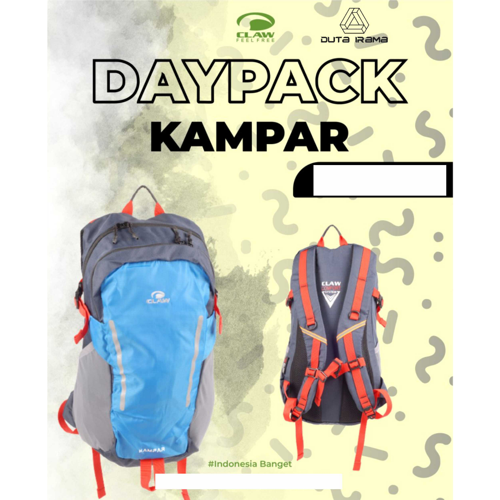 DUTAIRAMA - tas daypack 30 liter Claw Seri Kampar