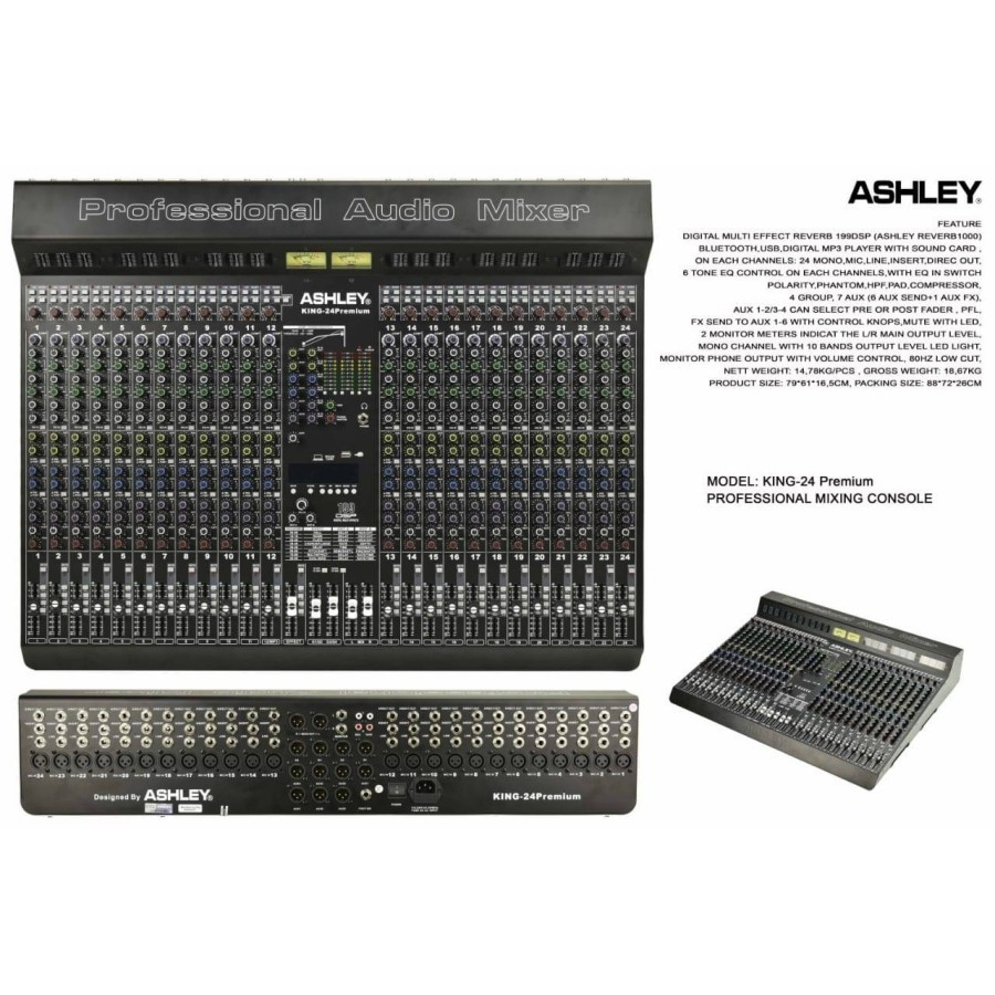 MIXER ASHLEY KING 24 PREMIUM KING24 PREMIUM KING24PREMIUM ORIGINAL ASHLEY