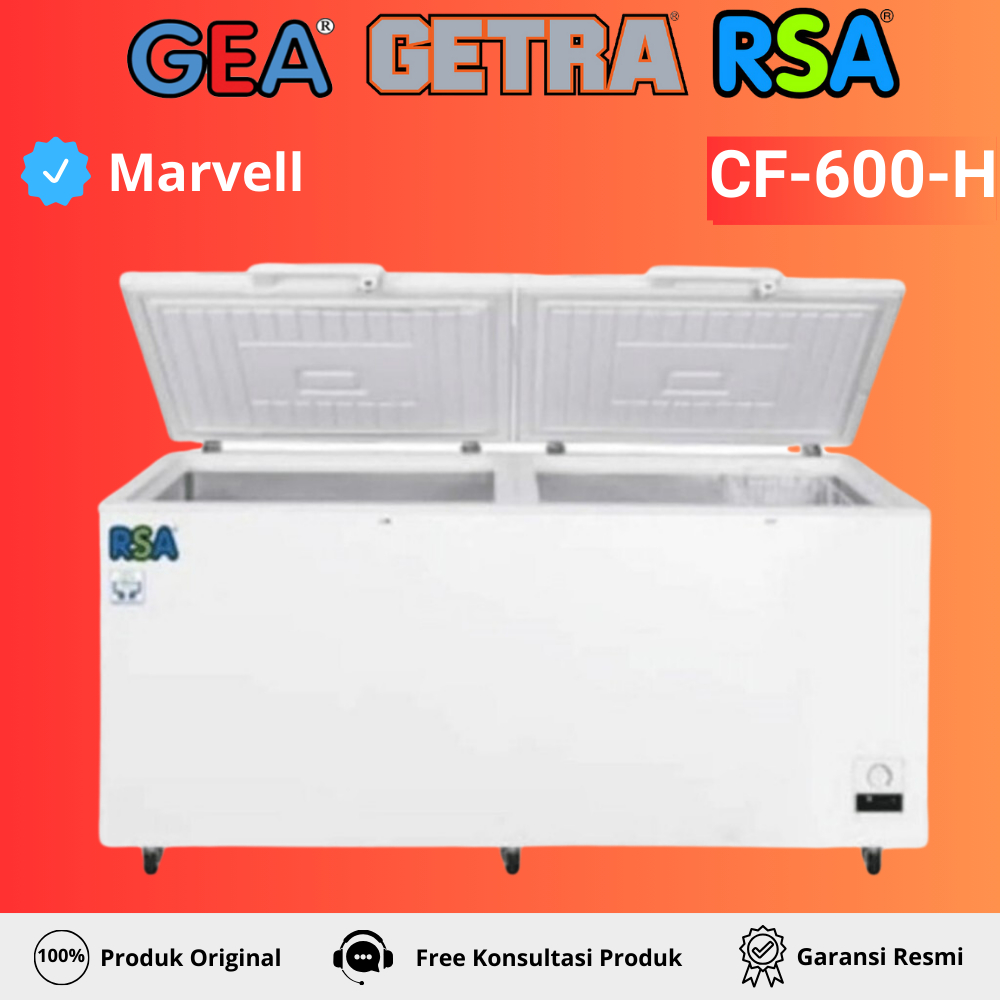 Chest Freezer Box Rsa Cf-600h Chest Freezer 500 Liter Garansi Resmi [Luar Kota]