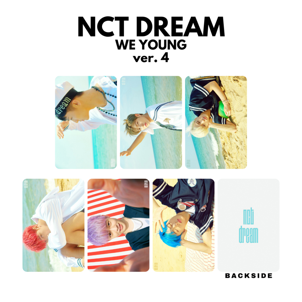 NCT DREAM - photocard [WE YOUNG] versi 4