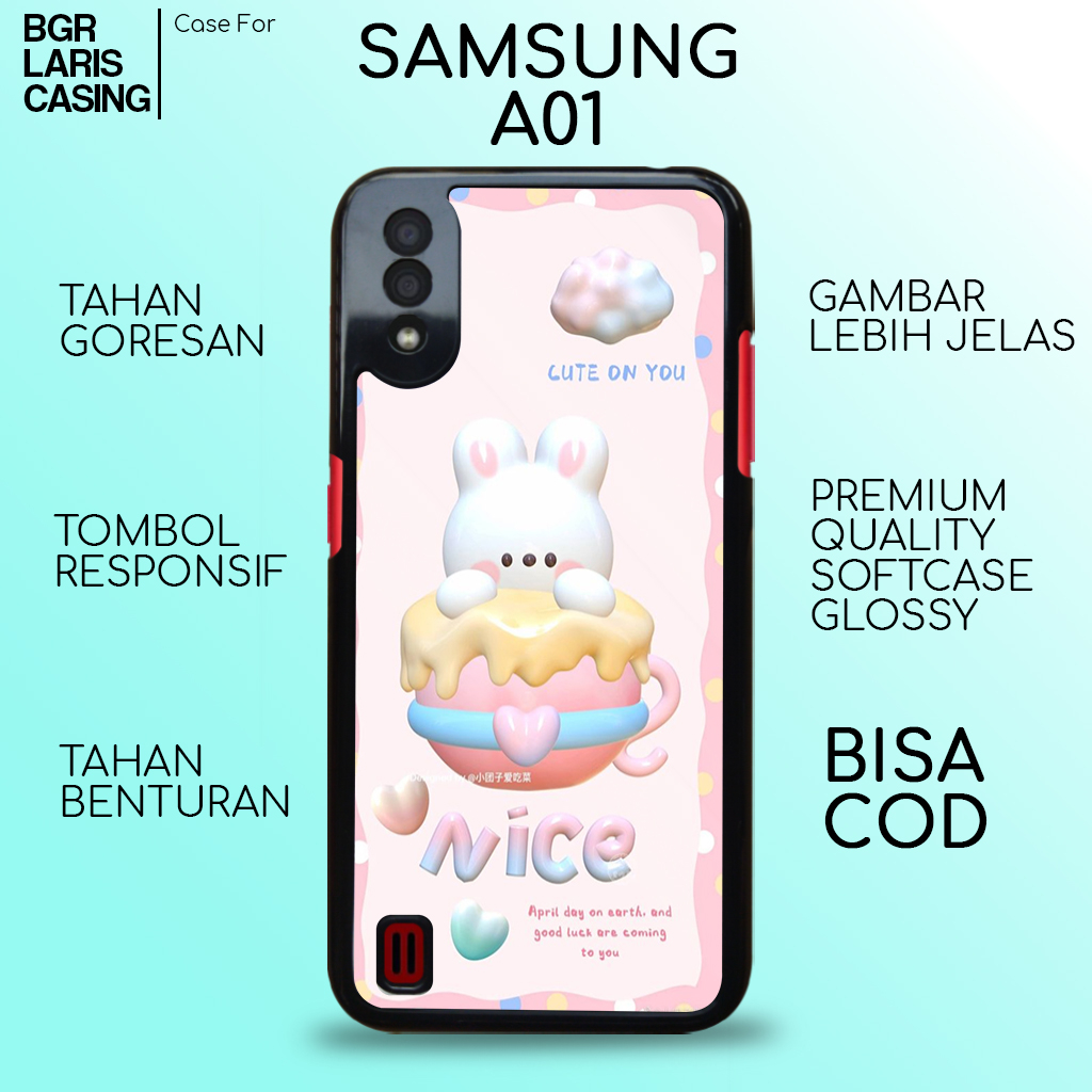 Casing Samsung A01 Terbaru Case Samsung A01 Cute 08 Hardcase Softcase Glossy Kesing Termurah