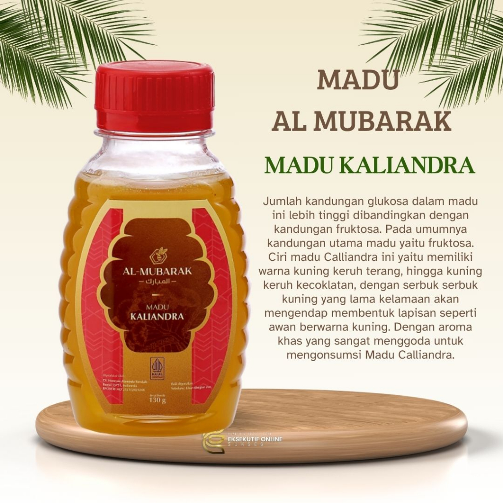 

Madu Murni Asli Al Mubarak Kaliandra 130gr