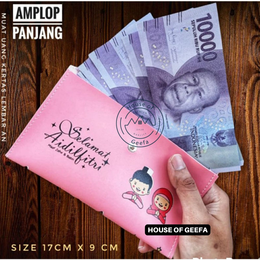

Dompet Amplop Panjang 1 Pack isi 10 PCS - Dompet Amplop Besar - Dompet Kancing - Amplop Lebaran 2024 THR Idul Fitri - Angpao Ampao Ampau