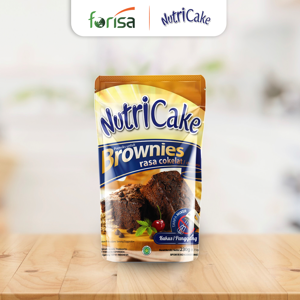 

Nutricake Premiks Brownies Coklat 230 gr