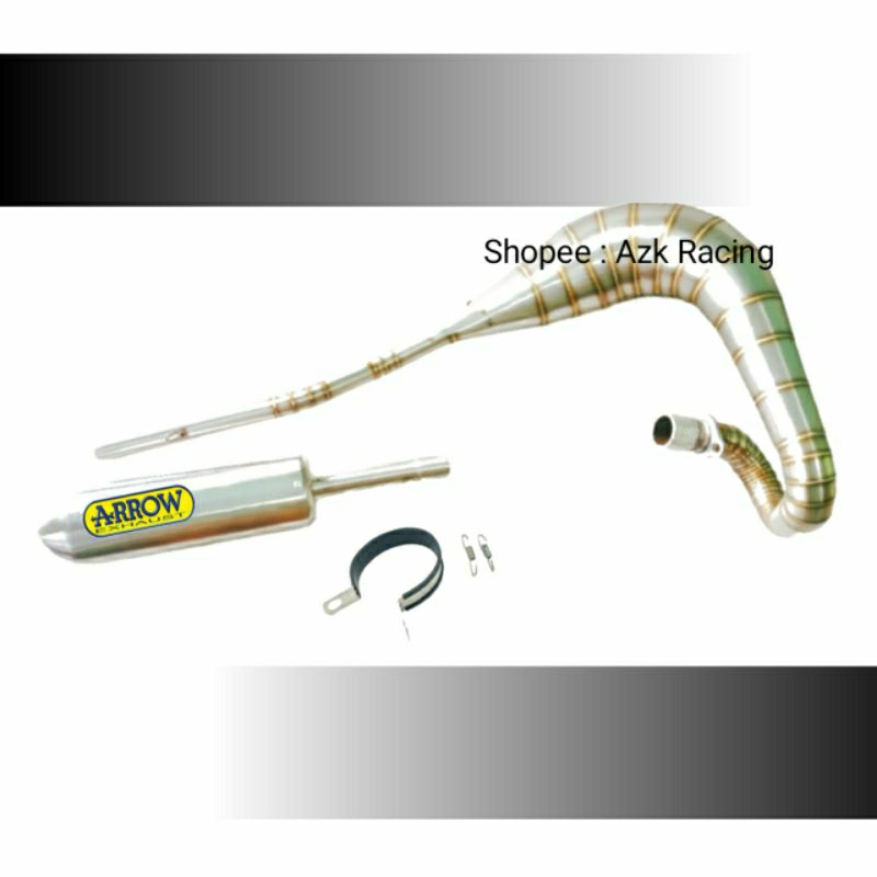 Knalpot Racing TS 125 Suzuki Dt 100 - Knalpot ARROW Ts100 Dt100