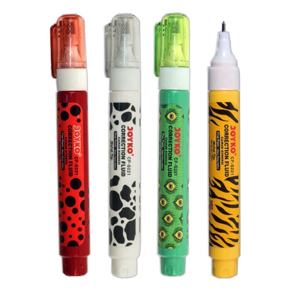 

Tip-Ex Cair Joyko CF-S221 Animal / Correction Fluid / TipEx / Tip Ex / Stipo / Penghapus Pulpen / Tape X / Tape Ex