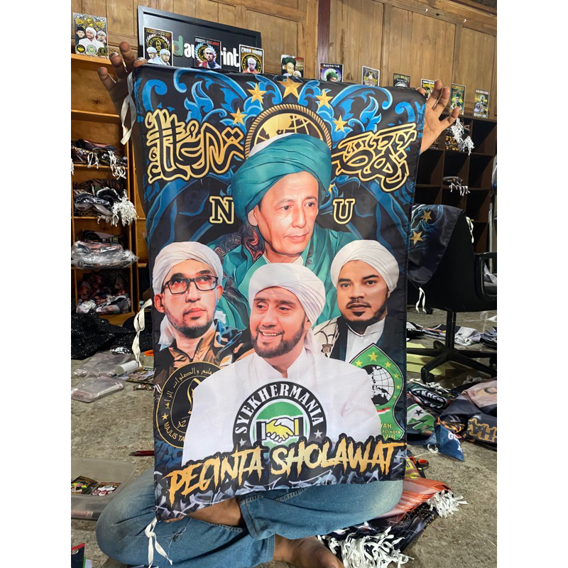Bendera sholawat Mundzir Habib Ali boyolali & Habaib