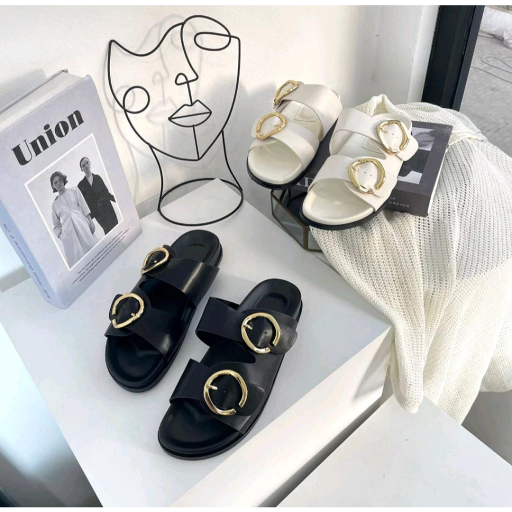 SANDAL FLAT WANITA ZARA 4126 PREMIUM