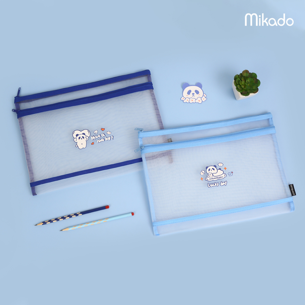 

Languo Panda Star Mesh Pouch Document A4 / File Bag Tas Dokumen