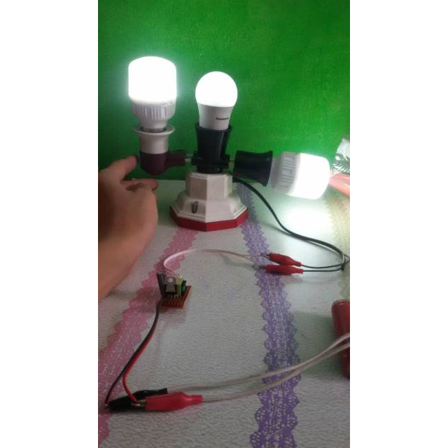 Kit joule thief DC to Ac ber driver + PCB Input 1.5 -- 6 volt