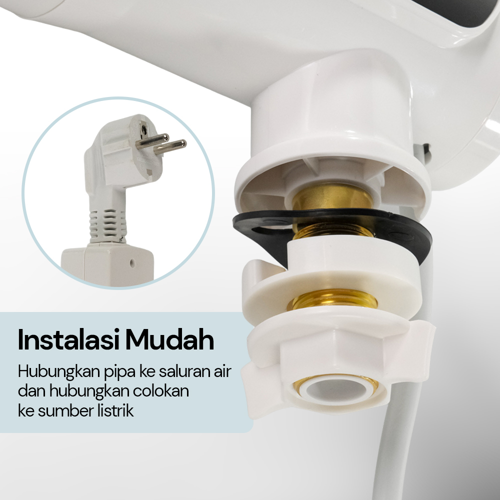 Water Heater Electric Faucet Kran Keran Pemanas Air Panas Dingin Untuk Mandi Air Hangat Otomatis