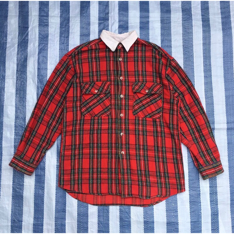 FLANNEL BY FRANK'S (bagian krah ada corduroynya)