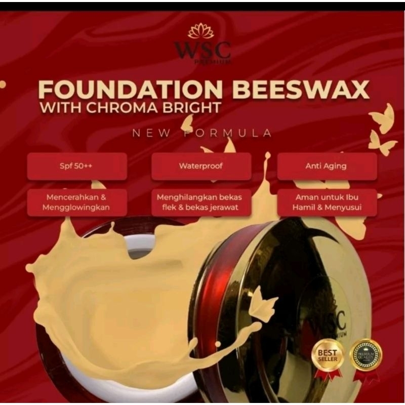 foundation beeswax wsc premium 9 gr