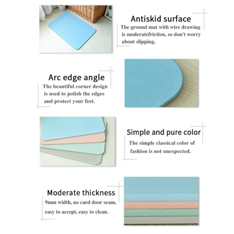 Dijual Keset Kamar Mandi / Keset Kaki Ajaib Cepat Kering Anti Bakteri Diskon