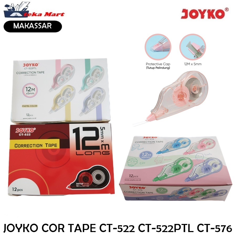 

[BOX/12PCS] ] JOYKO TIP EX KERTAS CT-522 CT-522PTL CT-576 CT-522SWDS ST-522-SNTM