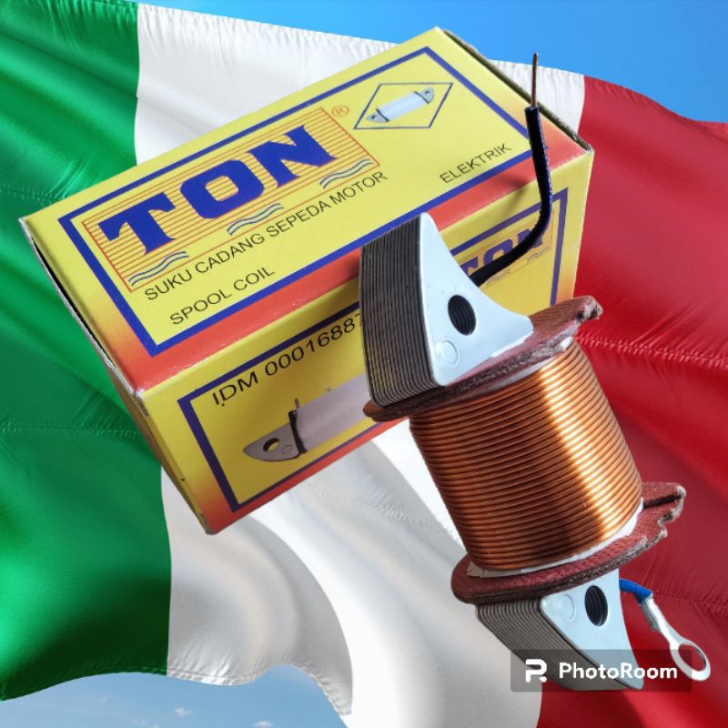 Spul pengapian platina vespa super spul epi vespa super sprint merk TON spul magnet vespa super