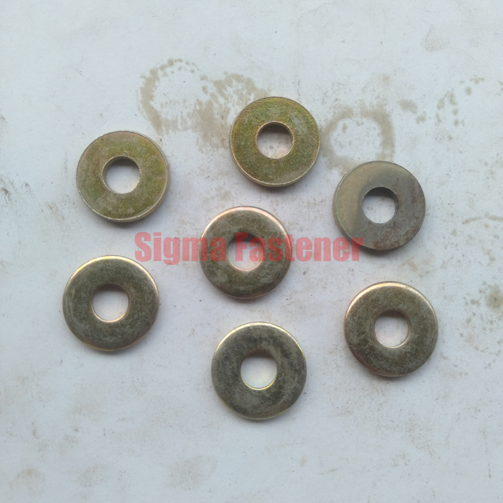 Ring plat kuning M6x18 (Ring 10) Lebar Tebal
