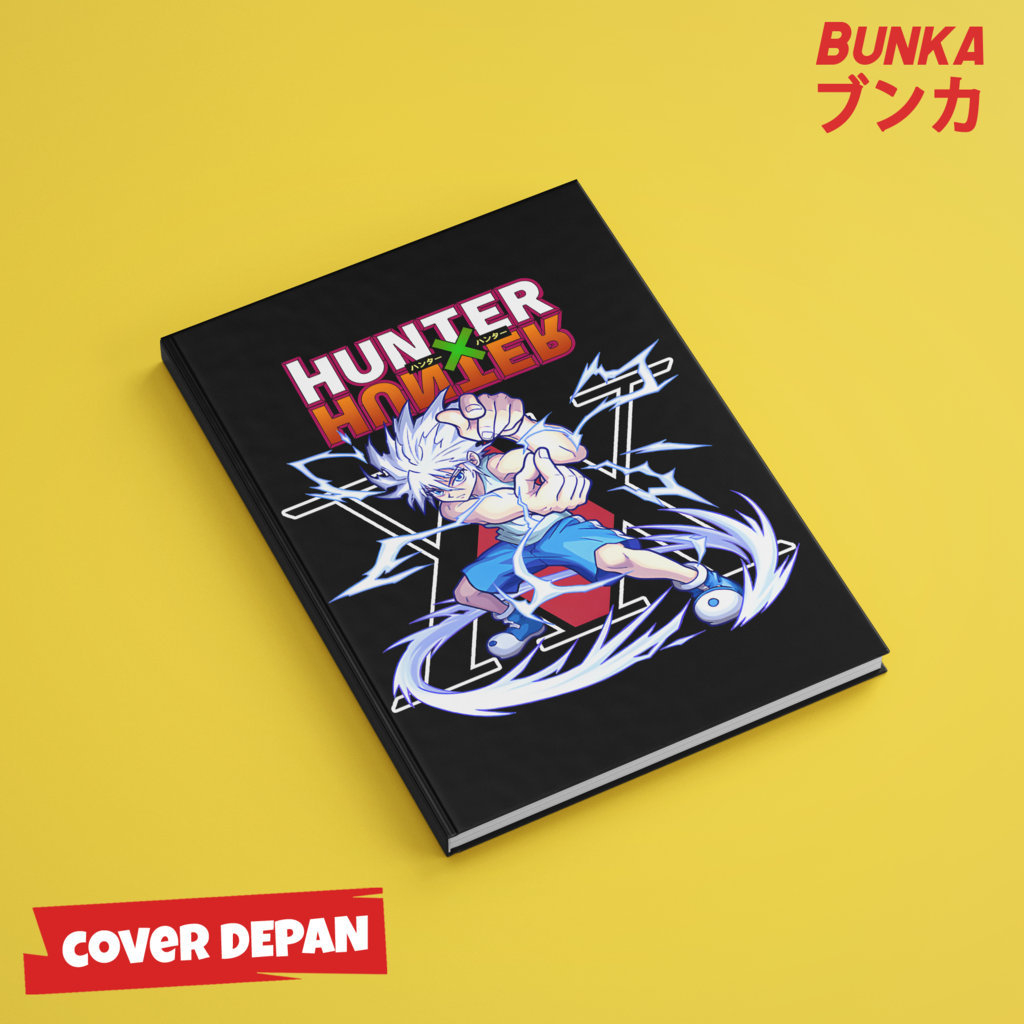 

Note Book Aesthetic Anime Hunter x Hunter Killua Design Hardcover A5 Buku Tulis Catatan Notes Agenda Planner Jurnal vintage buku catatan story book kado anniversary valentine cowok cewek murah