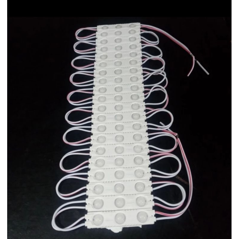 lampu led modul 3 mata 12v warna putih