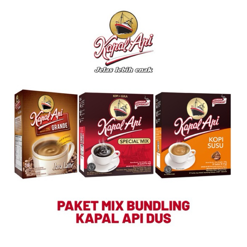 

Paket Mix Bundling Kapal Api Dus
