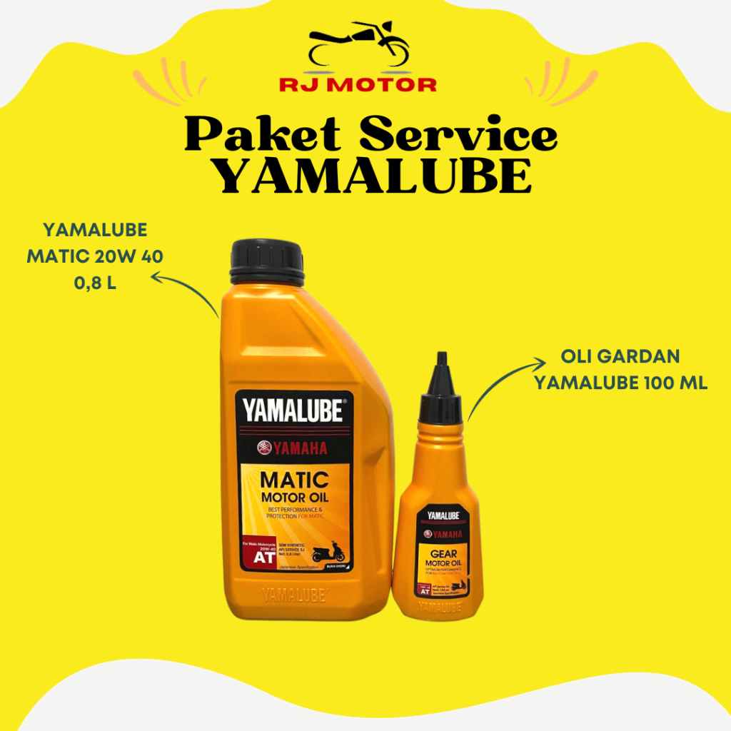 PAKET BUNDLING YAMALUBE MATIC + OLI GARDAN OLI GEAR YAMALUBE ALL VARIAN ASLI YAMAHA