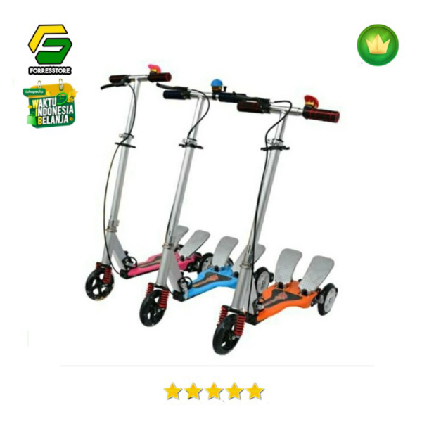 Jual Skuter Dual Pedal / Skuter Genjot / Scooter Otoped Anak Diskon