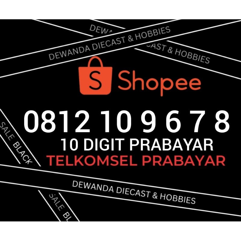 NOMOR CANTIK SIMPATI 10 DIGIT PRABAYAR NAIK URUT 812 10 9 6 7 8