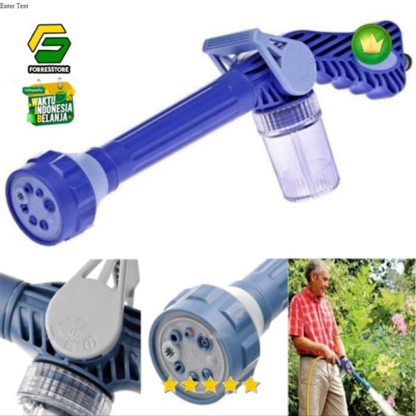 Promo EZ JET WATER CANON CANNON 8 IN 1 TURBO WATER SPRAY GUN ORIGINAL Diskon