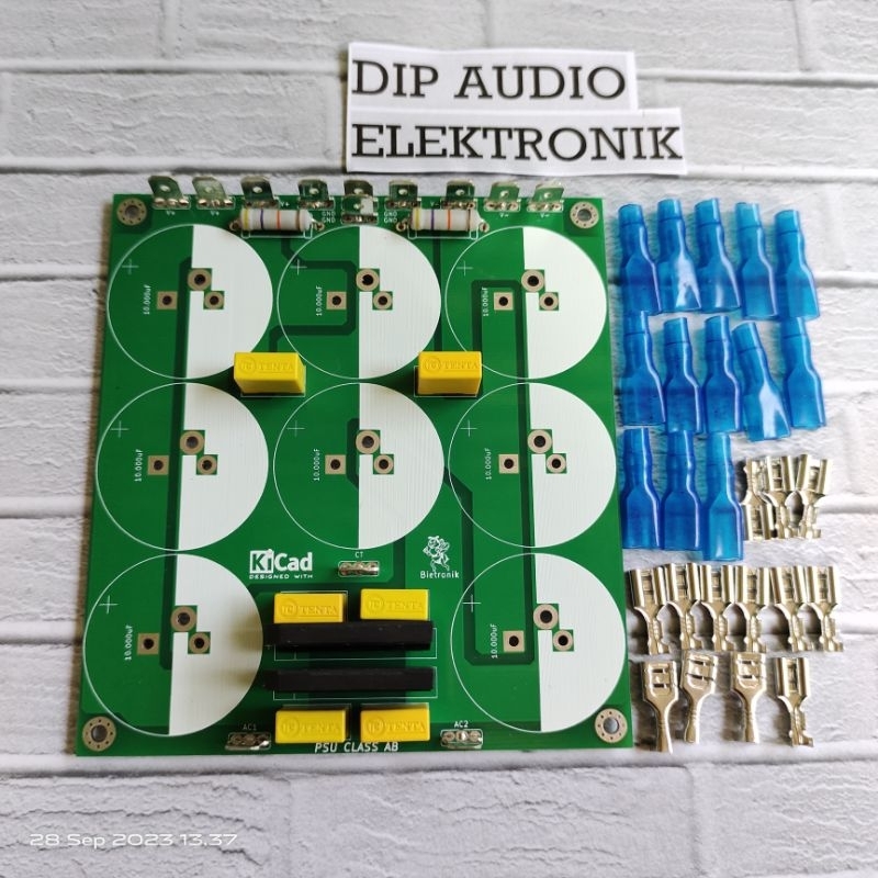 KIT PSU 8 ELCO CLASS AB PCB DOUBLE LAYER TANPA ELCO