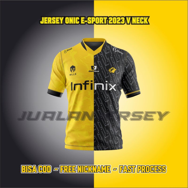 JERSEY ONIC e-sport MPL S12 2023 Free custom