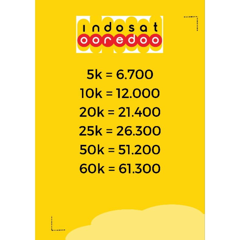 Pulsa Indosat