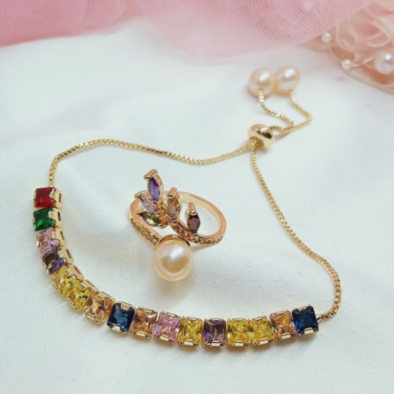 SET MUTIARA LOMBOK ASLI CANTIK - SET MUTIARA LOMBOK PINK - SET MUTIARA - MUTIARA LOMBOK ORIGINAL - S