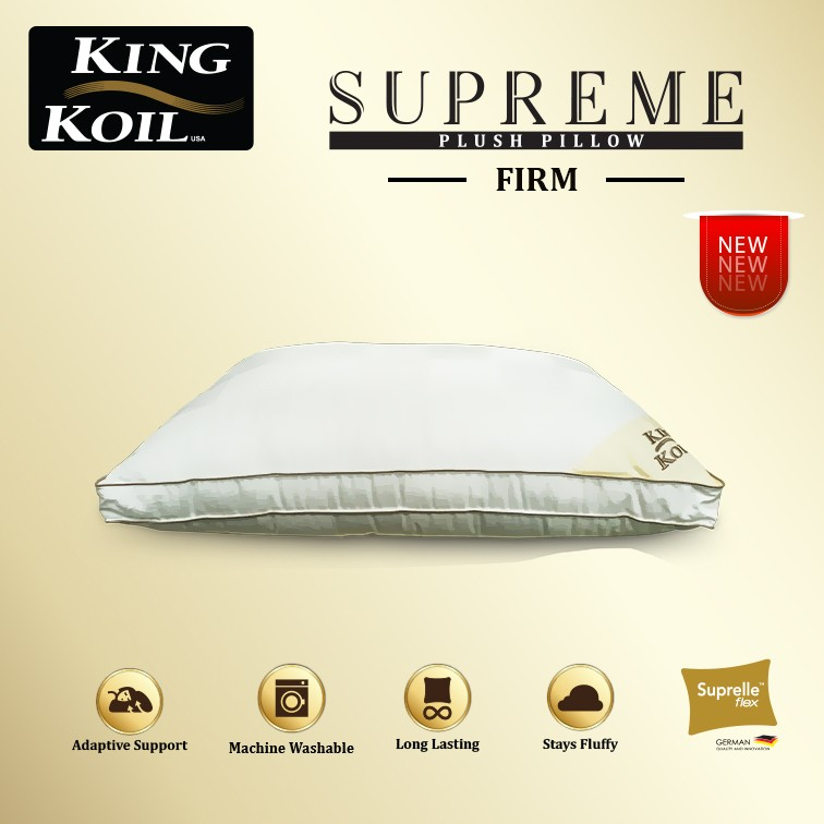 bantal King Koil SUPREME PLUSH Pillow KingKoil Suprelle Flex 100% Original