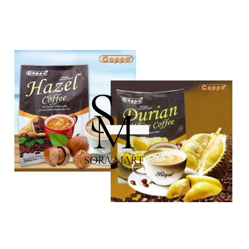 

COPPO DURIAN WHITE COFFEE / HAZEL COFFEE 456gr KOPI DURIAN KOPI HAZELNUT