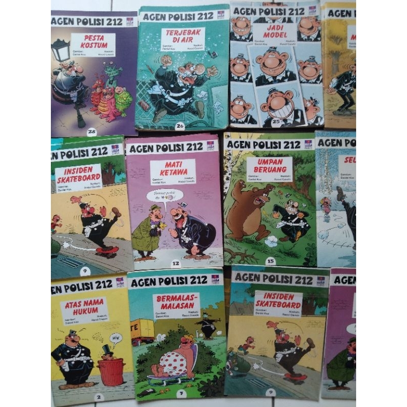 Komik AGEN POLISI 212 Komik Preloved