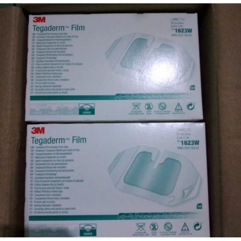 3M TEGADERM FILM 1623W 6cm x 7cm Plester infus set