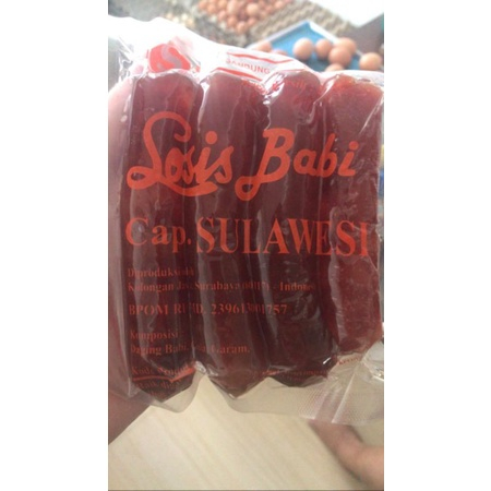 Sosis Babi merk sulawesi