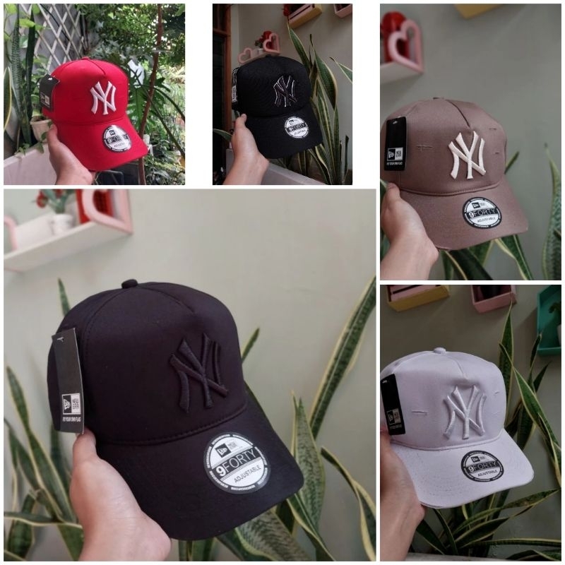 Topi baseball NY gaya sobek //topi baseball NY premium terbaru