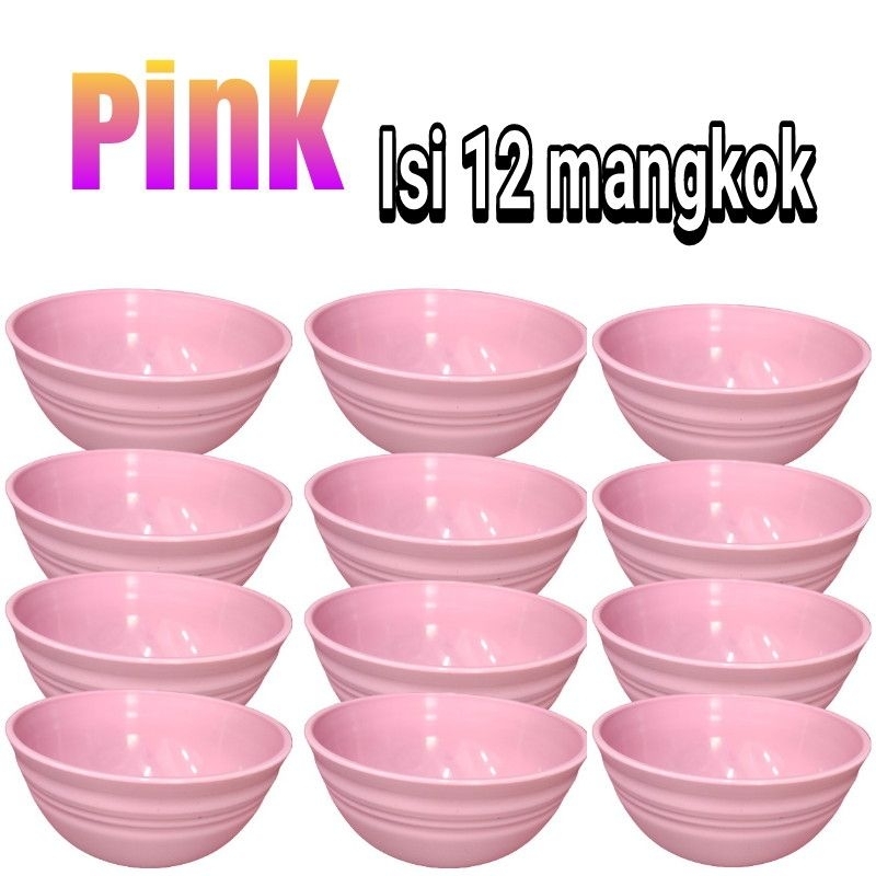 PAKET HEMAT isi 12 pcs mangkok MICROWAVE BOWL Ramah lingkungan