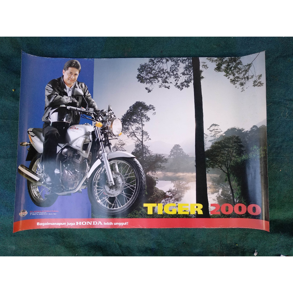 honda Poster iklan honda TIGER 2000 original astra NOS