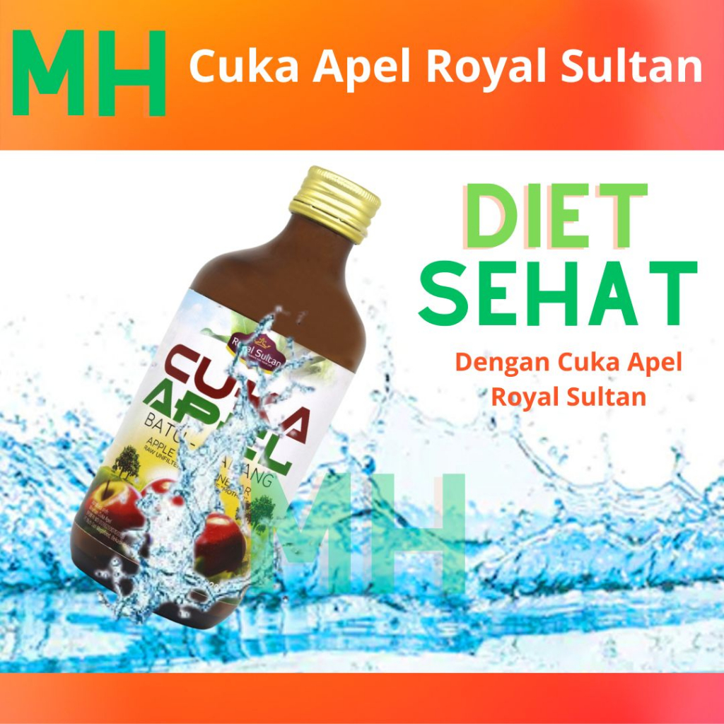 

Cuka Apel Batu Malang Natural Apple Cider Vinegar Royal Sultan 320 ml